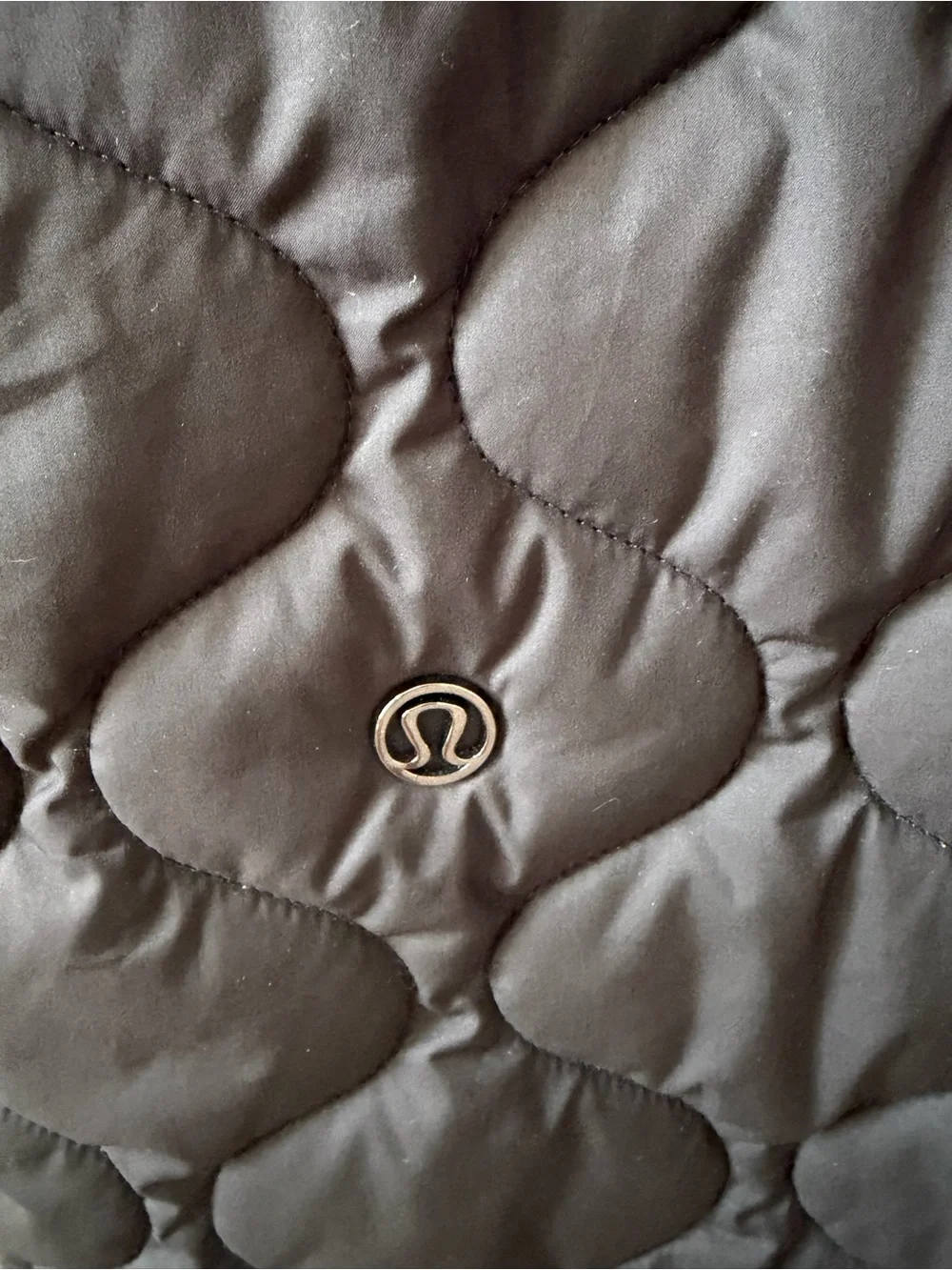 Lululemon Wool Long Coat Black Size 6 Quilted Winter Neutral Oversized W4BYCS